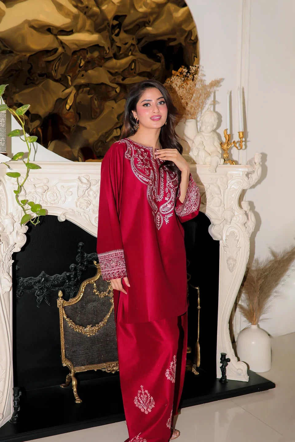 Gulnaar Embroidered 2pc